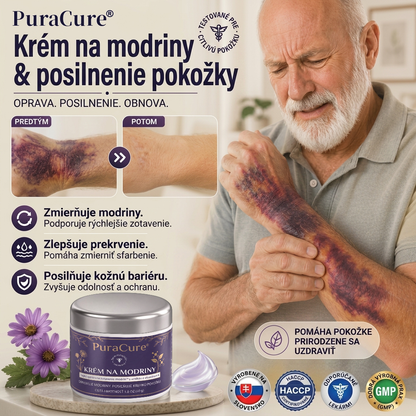 SVK🌿👉 100 000+ predaných kusov 💁‍♀️ – PuraCure® Regeneračný krém na modriny a spevnenie pokožky