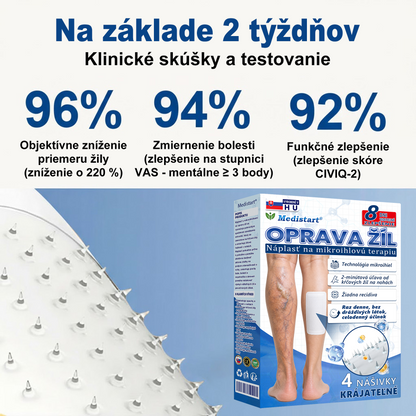 🇺🇸👨‍⚕️✅ Medistart® VeinRepair – mikrotűs ápoló tapasz ⚡ Azonnali megkönnyebbülés, hosszan tartó eredmény
