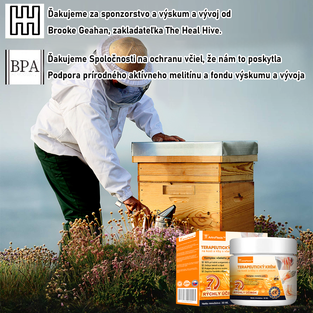 🔥🔥【Oficiálny značkový obchod】𝐀𝐫𝐭𝐫𝐨𝐅𝐥𝐞𝐱𝐢𝐬™ 𝐊𝐫é𝐦 𝐧𝐚 𝐫𝐞𝐠𝐞𝐧𝐞𝐫á𝐜𝐢𝐮 𝐤ĺ𝐛𝐨𝐯 𝐬 𝐯č𝐞𝐥í𝐦 𝐣𝐞𝐝𝐨𝐦(Extrakt z novozélandského včelieho jedu - špecializovaný na ortopedické ochorenia - Certifikovaný CE)