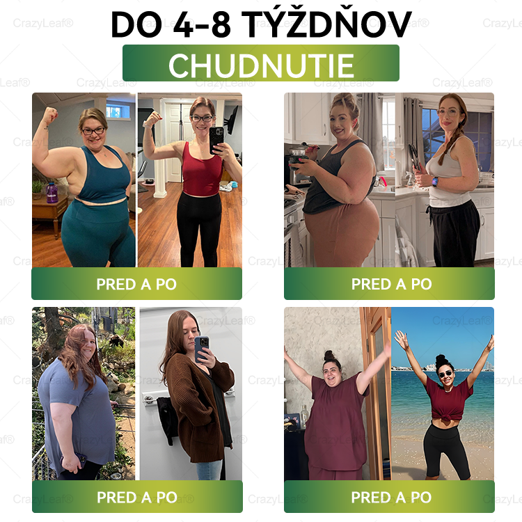 🎉 Gratulujeme! Dnes ste jednou zo šťastných zákazníčok. 🎁 Ako špeciálny darček získavate extra 50 % zľavu! Začnite už dnes s CrazyLeaf® a vykročte k zdravšiemu a krajšiemu životu. 🌿✨