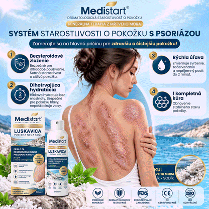 🌿Medistart® ŠPECIÁLNA STAROSTLIVOSŤ O POKOŽKU PRI PSORIÁZE