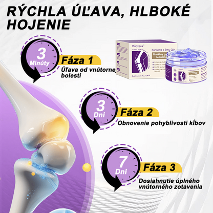 🪻Viloxera™ Kurkuma a Emu Olej Masážny gél proti bolesti kĺbov👨‍⚕️Schválené Slovenskou ortopedickou spoločnosťou (SOTS)