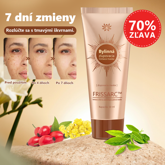 FRISSARC™ bieliaca a škvrny odstraňujúca pleťová maska – Prírodné zložky trvalo odstraňujú pigmentové škvrny, starecké škvrny, pehy a slnečné škvrny.