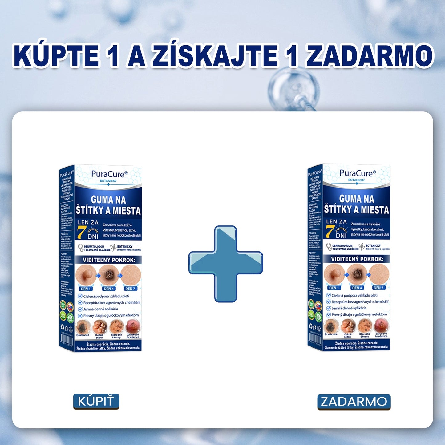 ✅PuraCure® 👩‍⚕️ 7-dňové pero na odstraňovanie kožných výrastkov a znamienok – bezbolestný a bez jaziev, profesionálny valčekový aplikátor