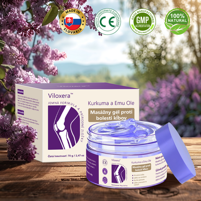 🪻Viloxera™ Kurkuma a Emu Olej Masážny gél proti bolesti kĺbov👨‍⚕️Schválené Slovenskou ortopedickou spoločnosťou (SOTS)