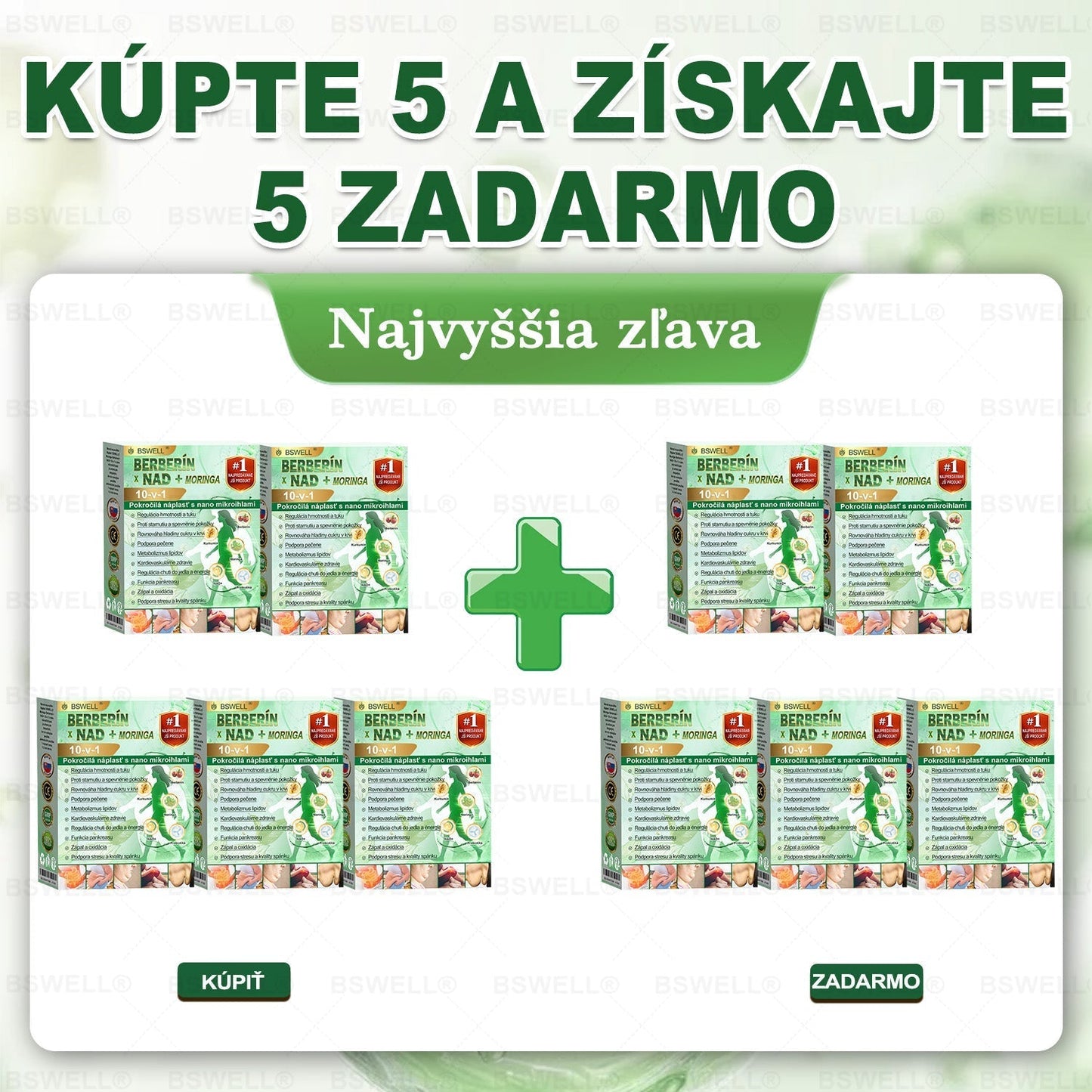 ✔BSWELL® Nano mikronidla chudnúci náplasť (Rýchlo raz denne, viditeľné zmeny do 28 dní) ✅ Pre obezitu, kardiovaskulárne zdravie, cukrovku, spánkovú apnoe, zdravie kĺbov, problémy s kĺbmi a ďalšie