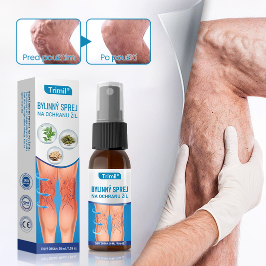 Trimil® Bylinný Sprej na Ochranu Žíl- Klinicky preukázané: Kŕčové žily zmiznú už za 7 dní!