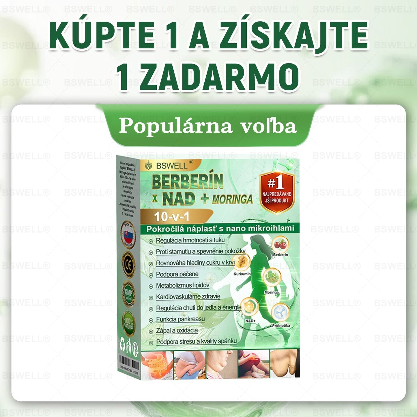 ✔BSWELL® Nano mikronidla chudnúci náplasť (Rýchlo raz denne, viditeľné zmeny do 28 dní) ✅ Pre obezitu, kardiovaskulárne zdravie, cukrovku, spánkovú apnoe, zdravie kĺbov, problémy s kĺbmi a ďalšie